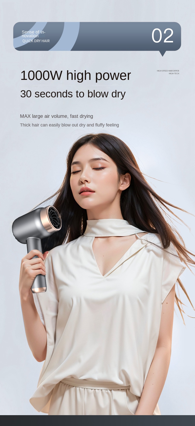 Wireless Hair Dryer