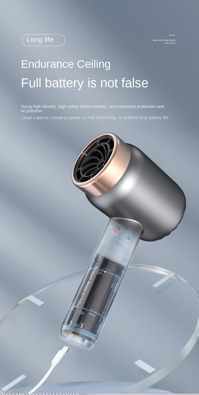 Wireless Hair Dryer