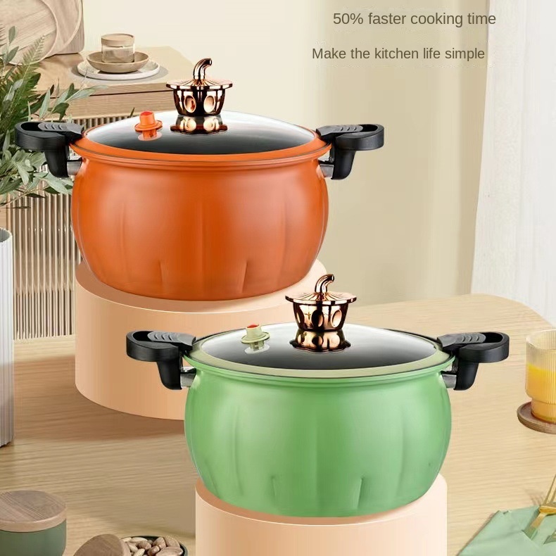 8L Pumpkin Pressure Cooker