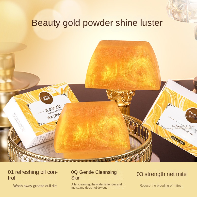 Golden Soap for Fresh Skin