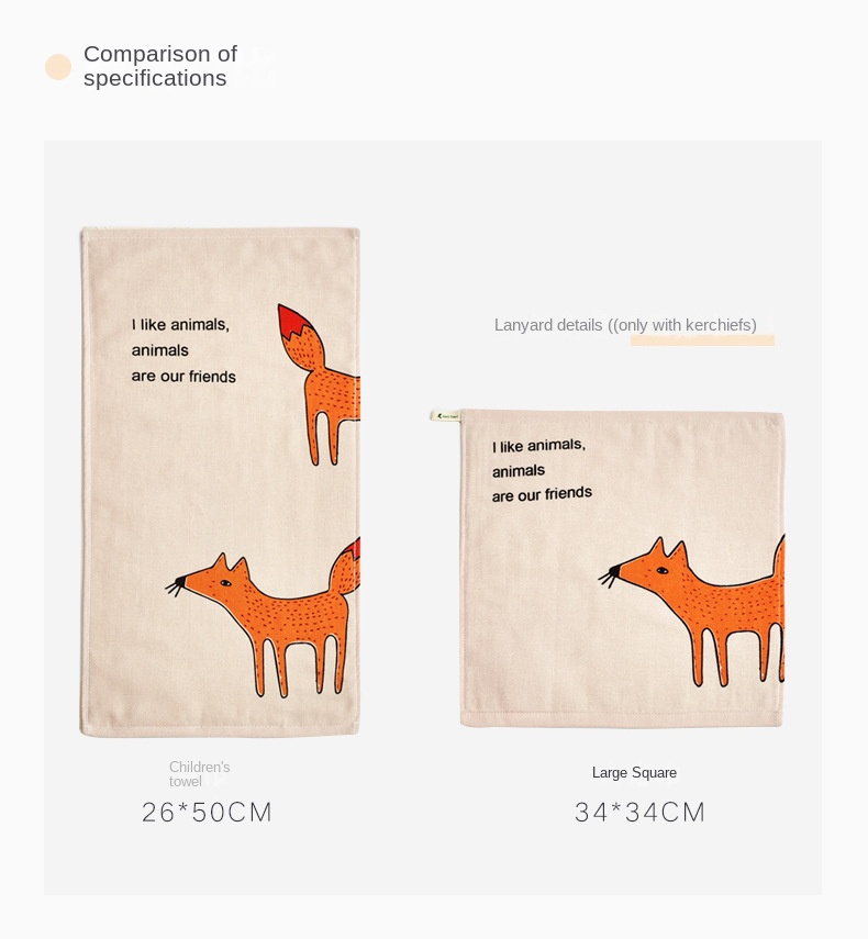 Cartoon Print Cotton Kids Towels Wholesale