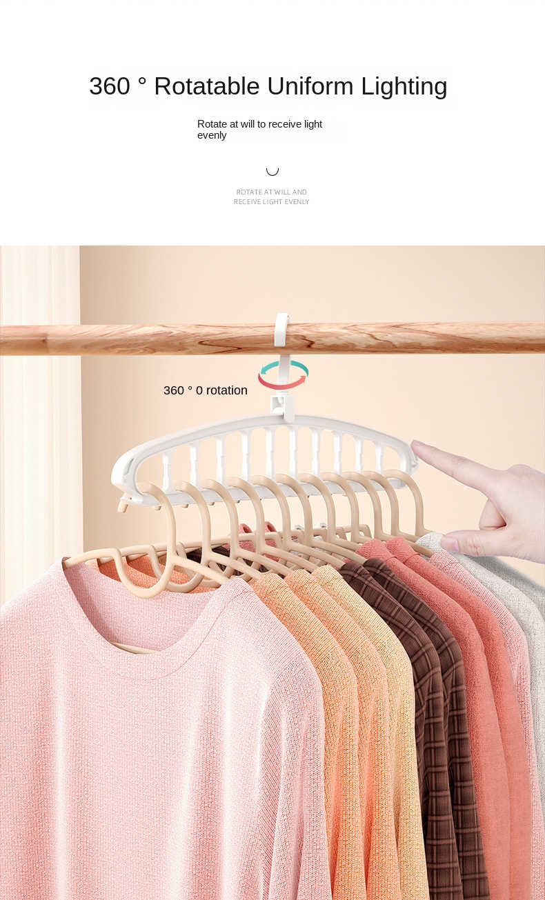 Multifunctional Foldable Clothes Hanger