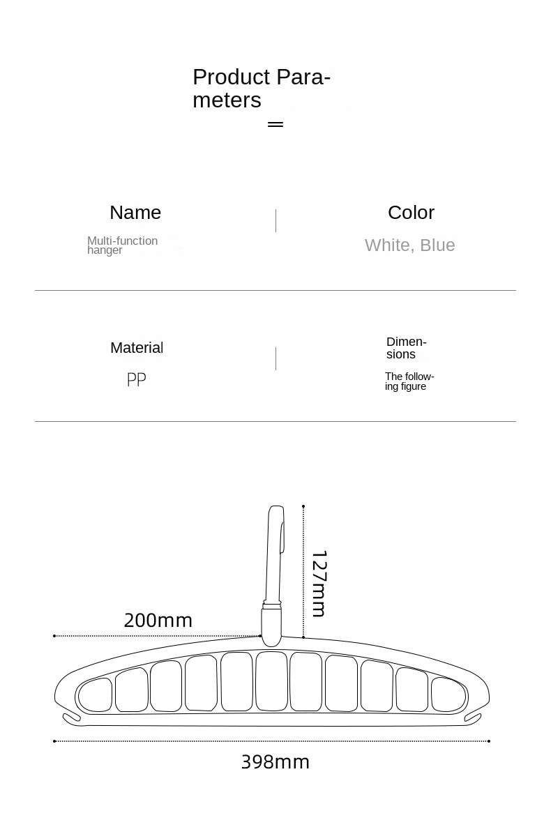 Multifunctional Foldable Clothes Hanger