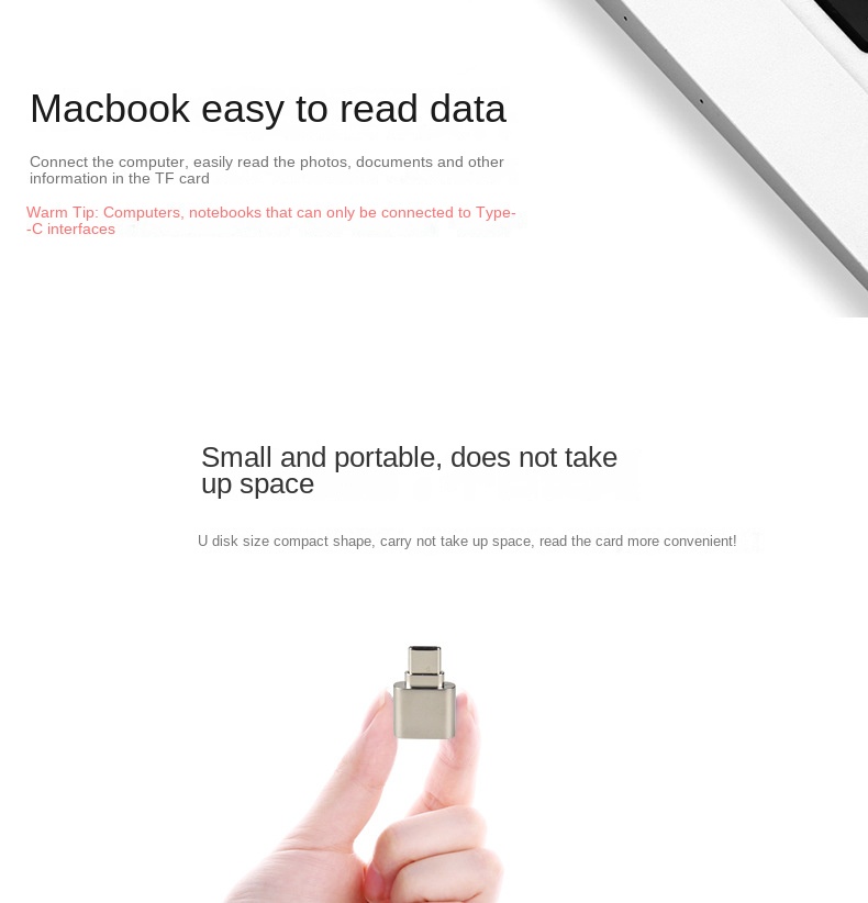 Mini Huawei Type-C OTG Card Reader