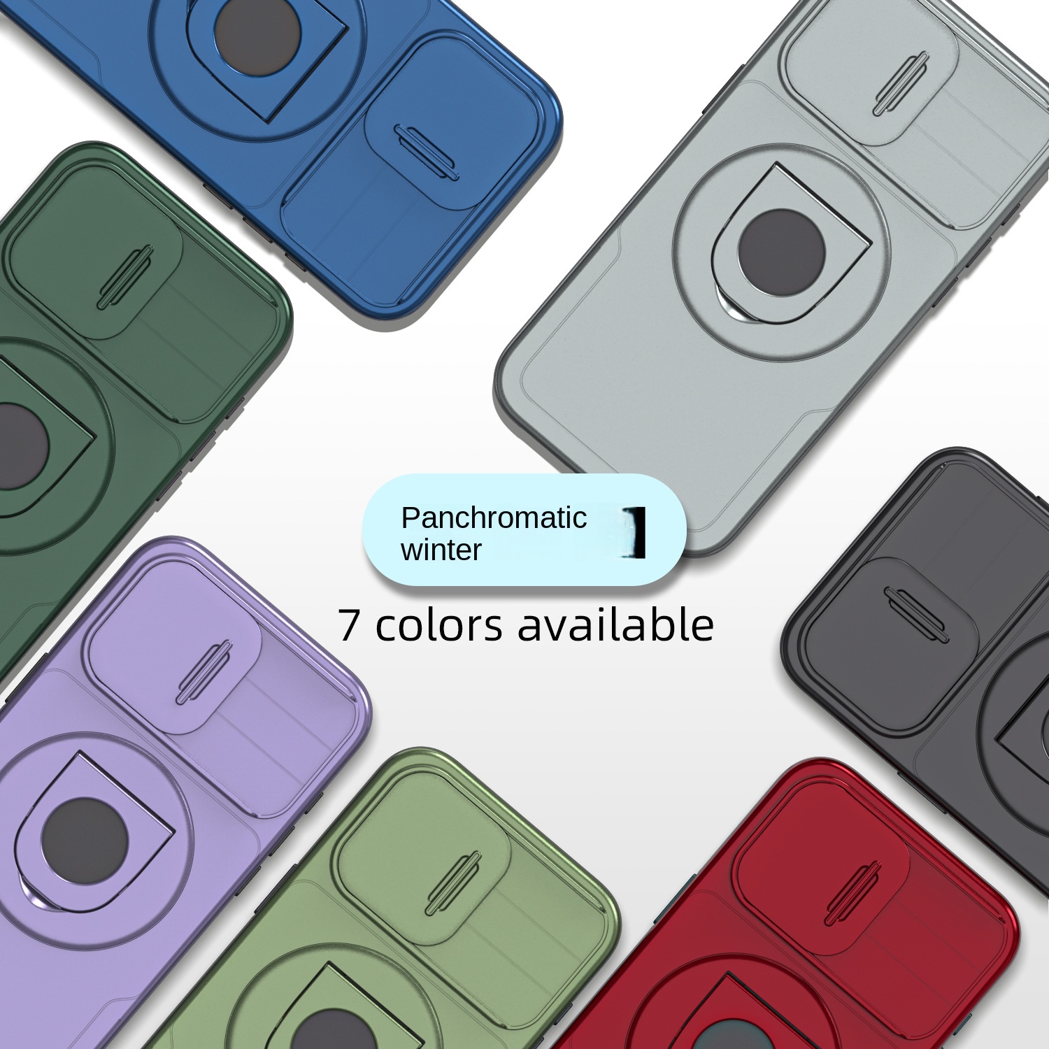 Magnetic Phone Case with Ring Stand