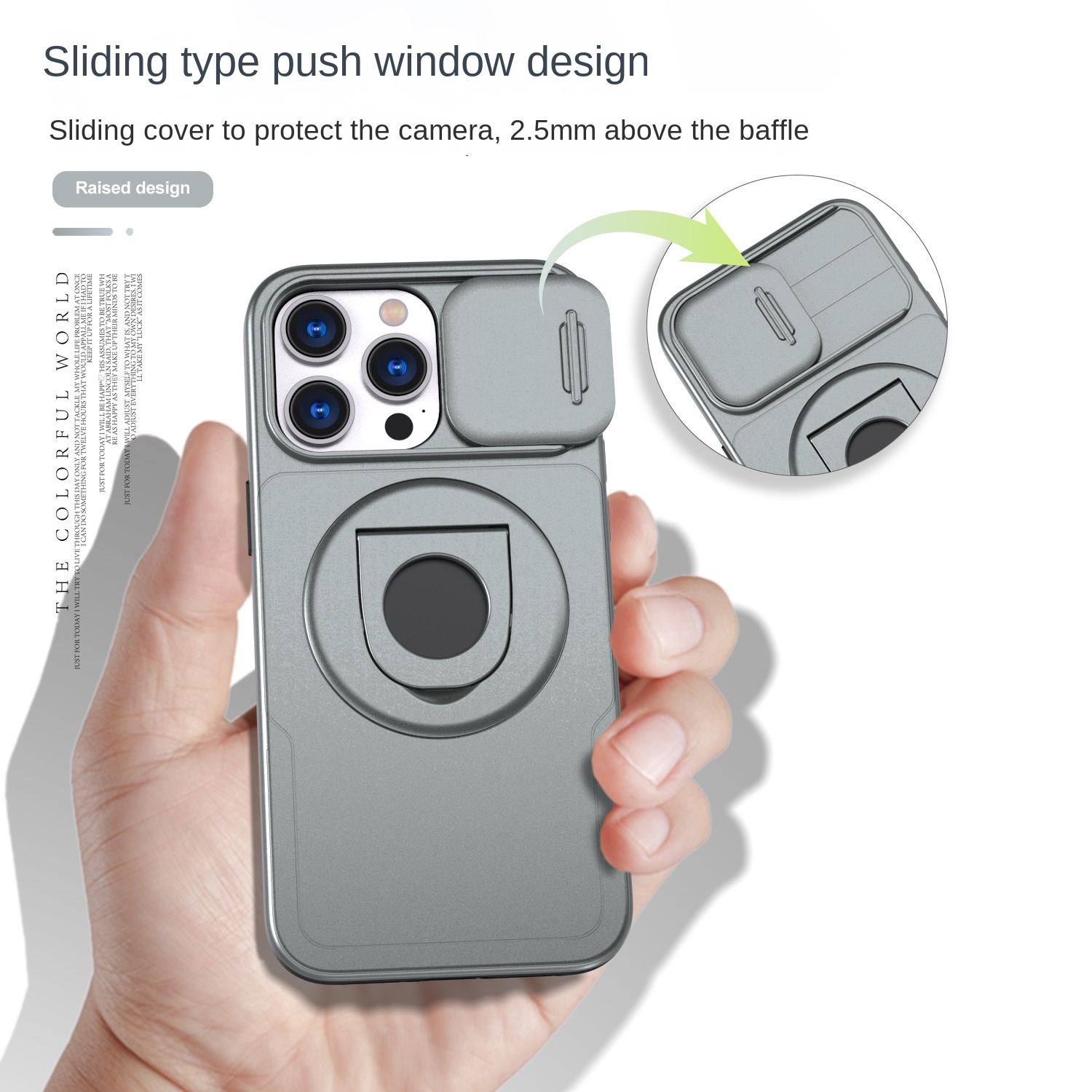 Magnetic Phone Case with Ring Stand