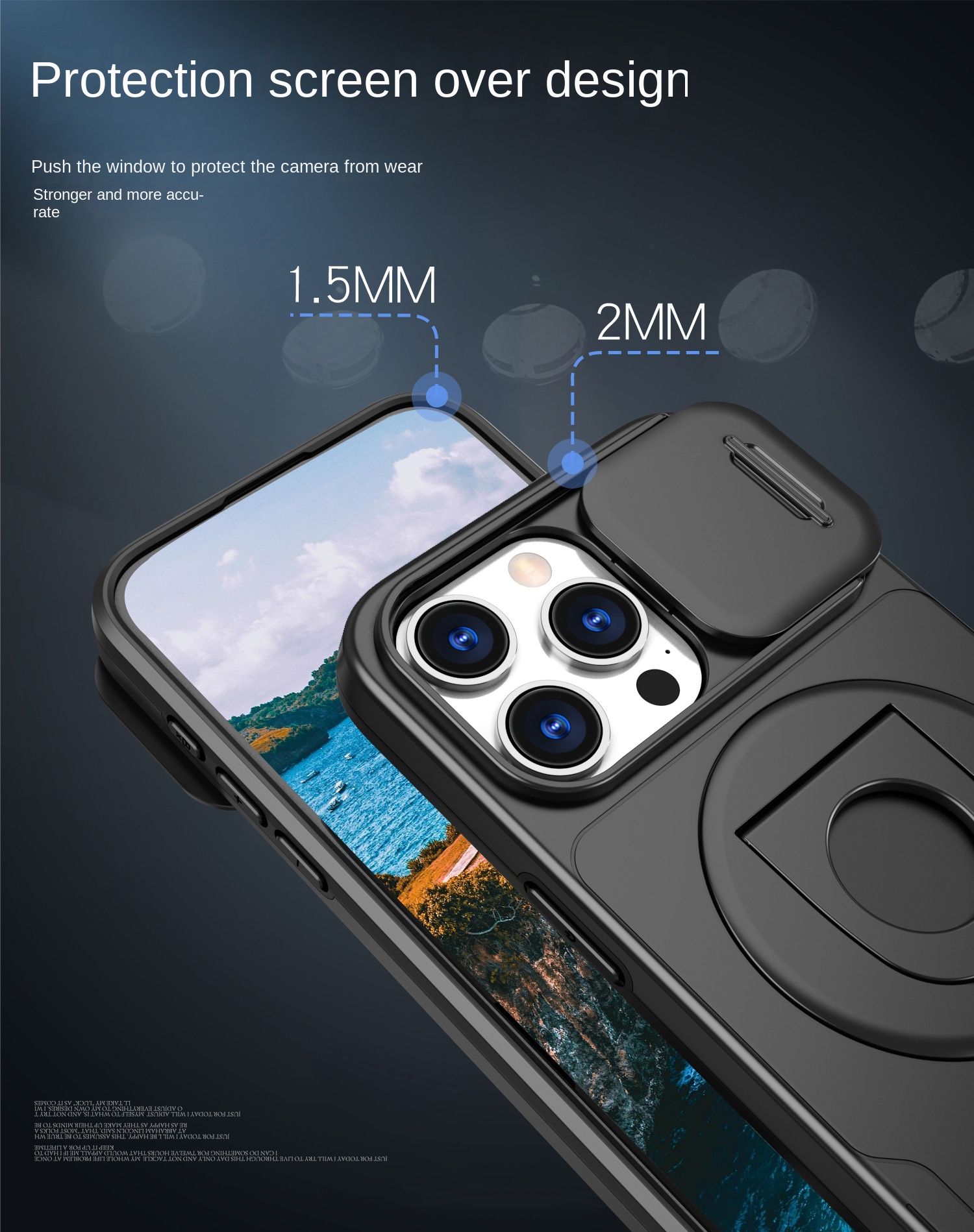 Magnetic Phone Case with Ring Stand