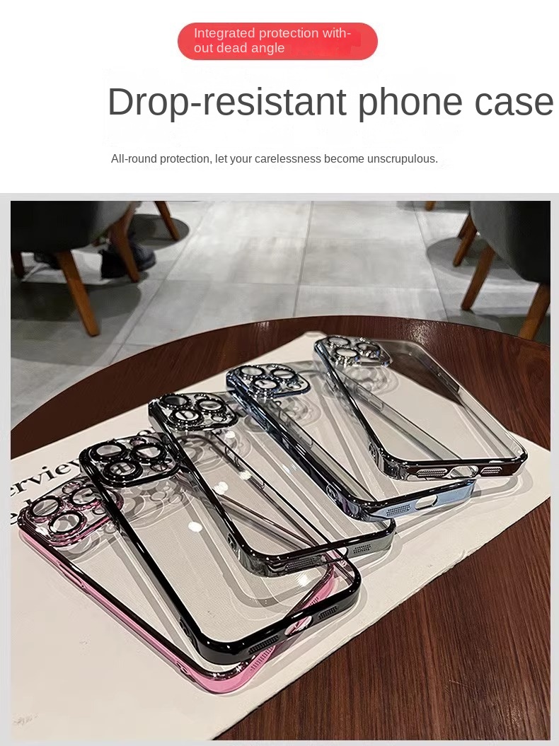 Clear Plating iPhone 15promax Case