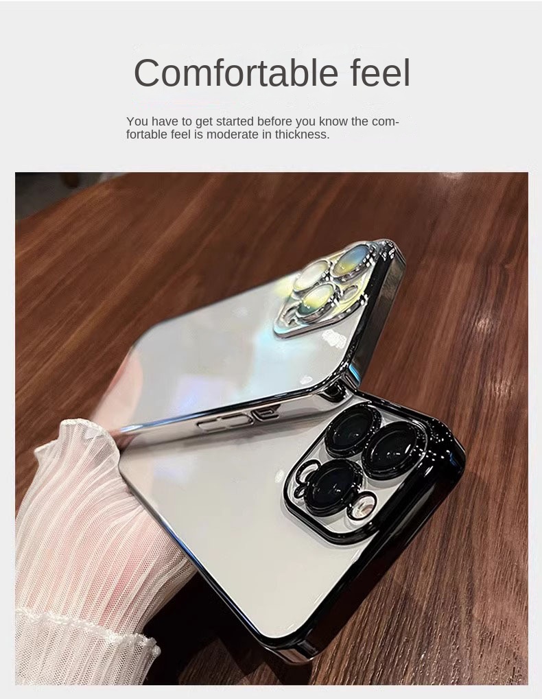 Clear Plating iPhone 15promax Case