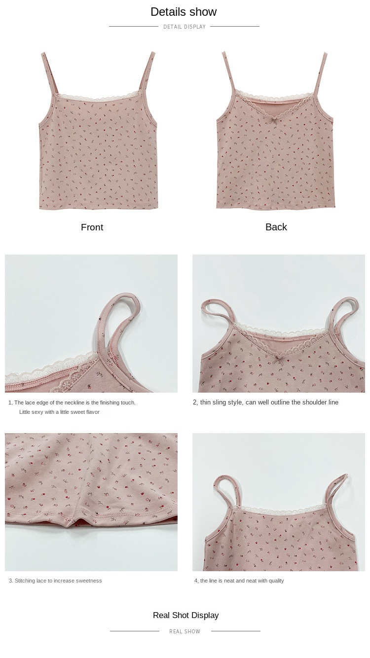 Lace Floral Tank Top