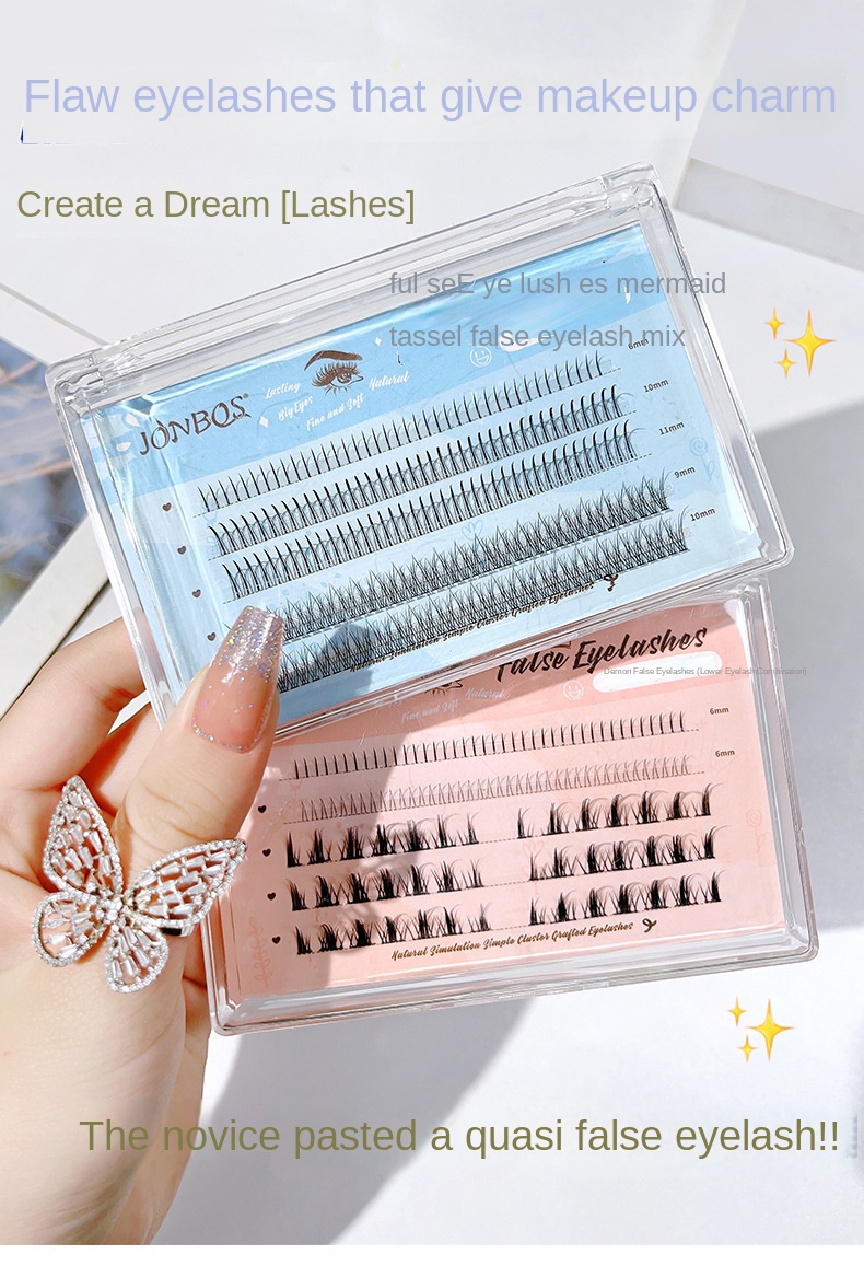 JONBOS Mermaid Demon False Eyelashes