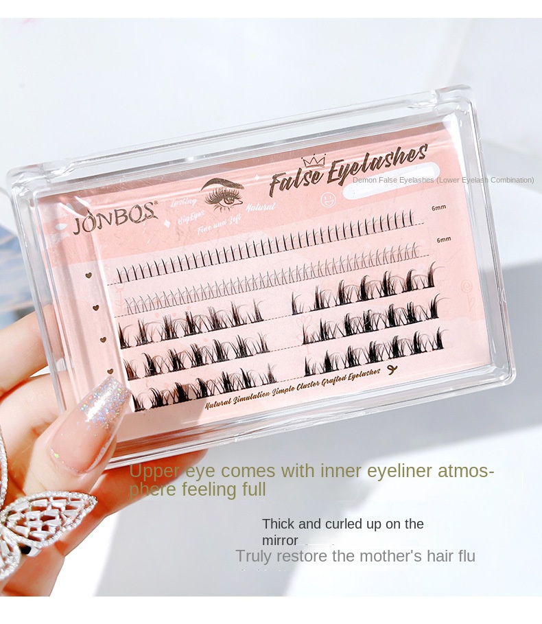 JONBOS Mermaid Demon False Eyelashes