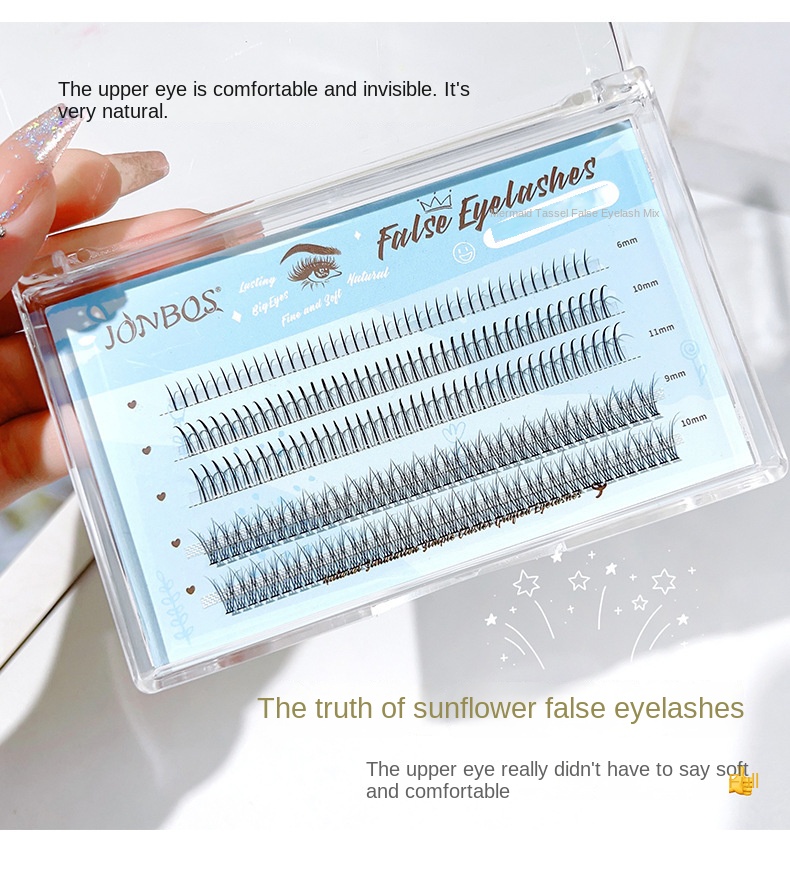 JONBOS Mermaid Demon False Eyelashes