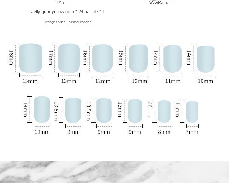 French Nail Set