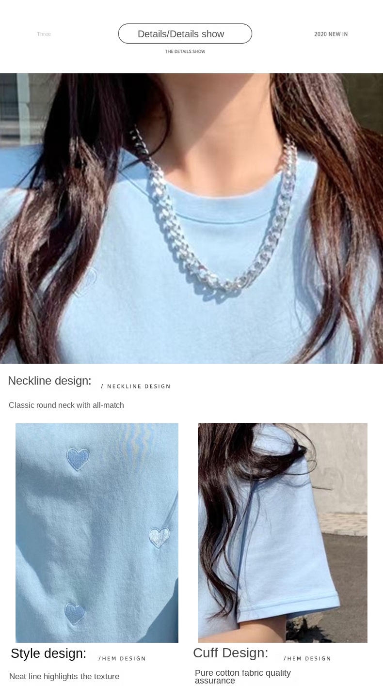 Round Neck Love T-shirt