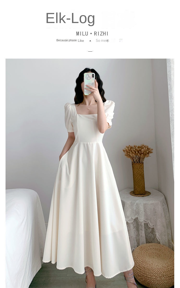 White Hepburn Dress