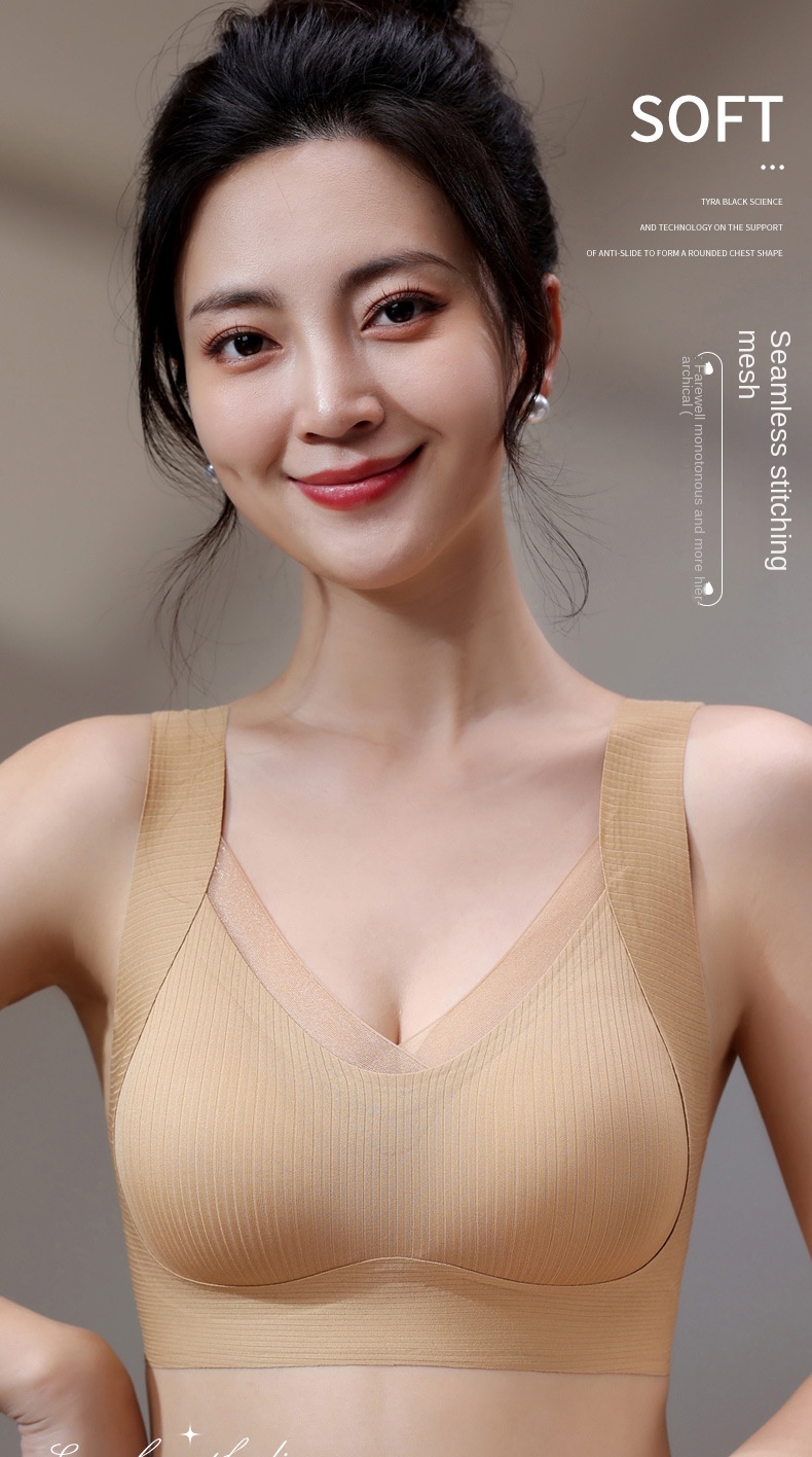 Backless Comfort Gathering Bra
