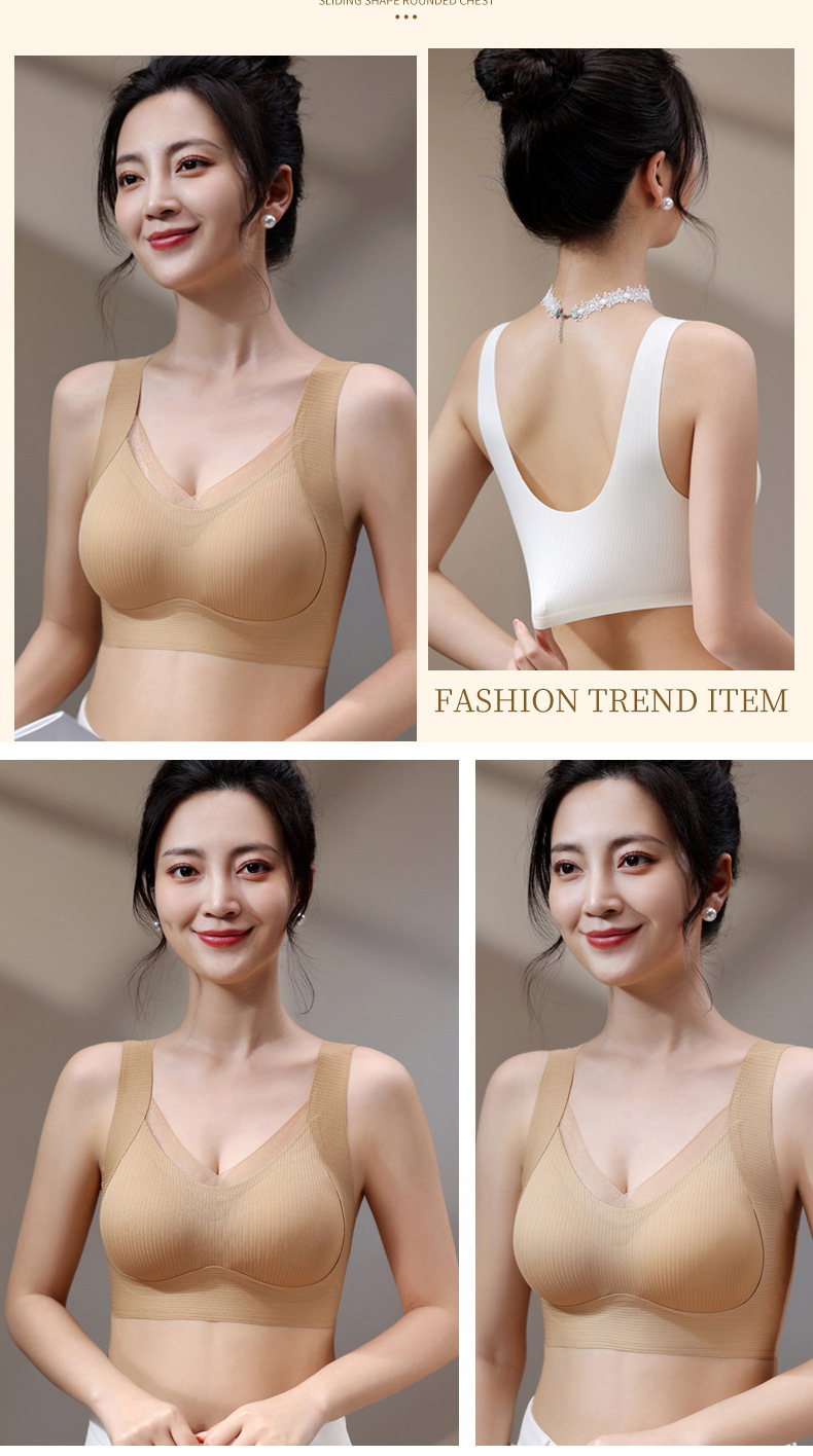 Backless Comfort Gathering Bra