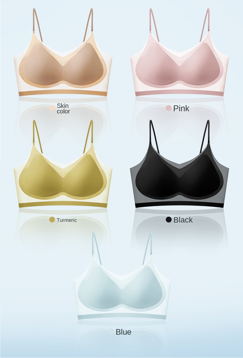 Summer Silk Thin Seamless Bra