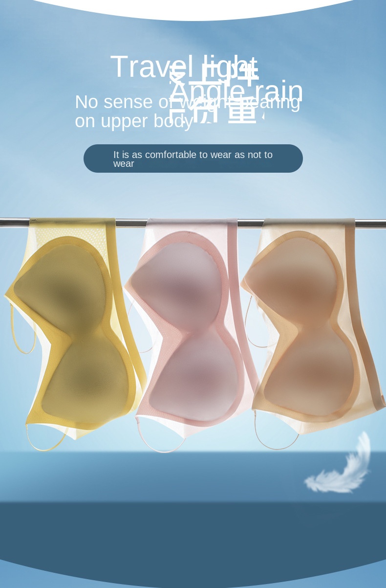 Summer Silk Thin Seamless Bra