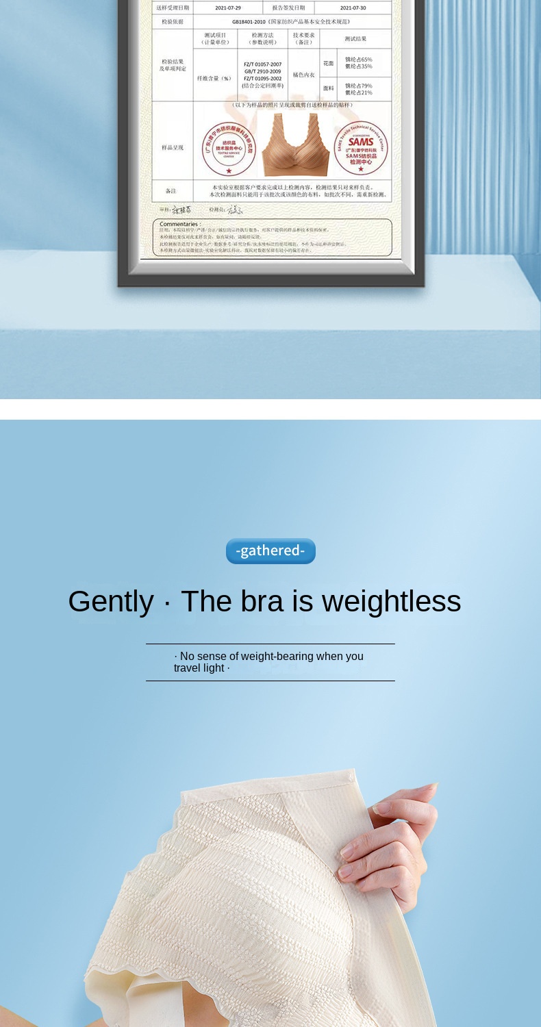 Gather-Invisible Back Bra