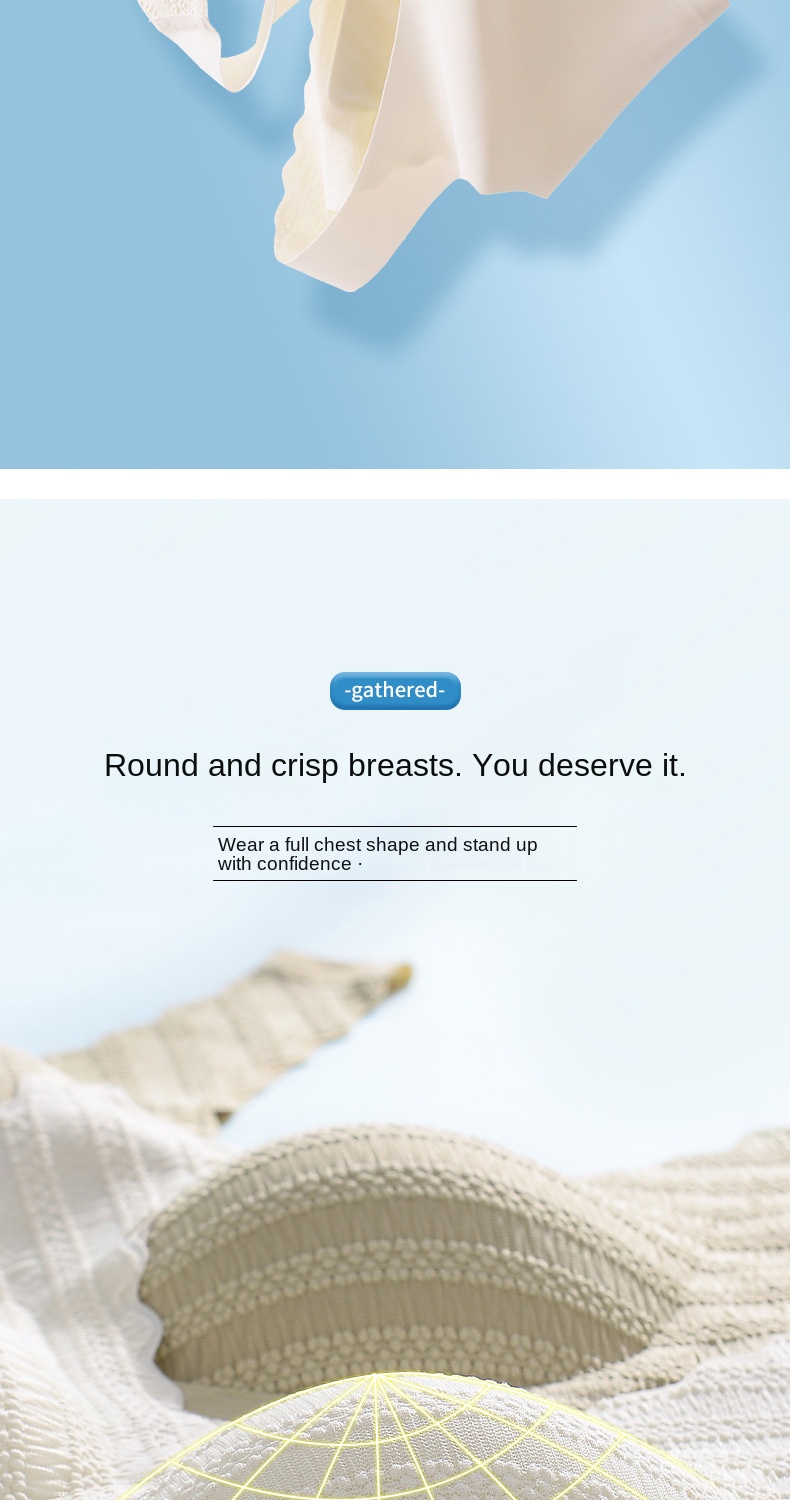 Gather-Invisible Back Bra