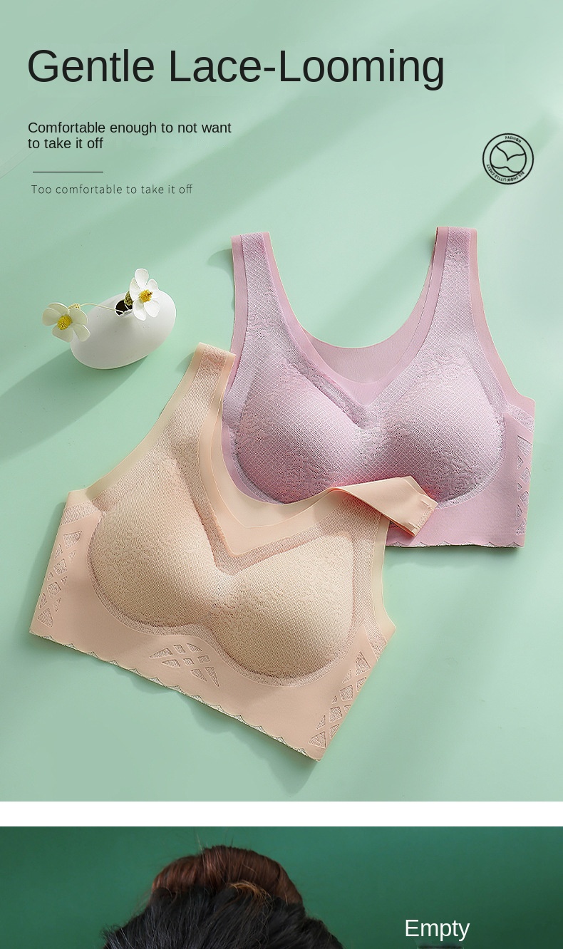 Lace Backless Push-up Bra Set