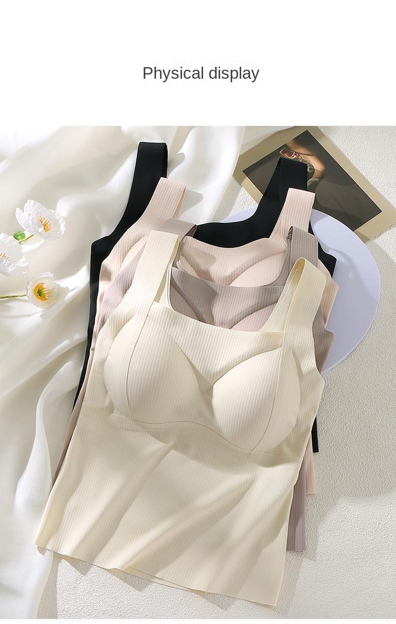 Shoulder Slimming Long Cami Tank Top