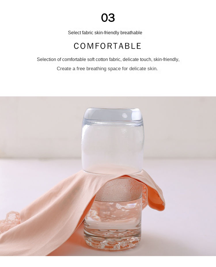Seamless Lace Cotton Underwear