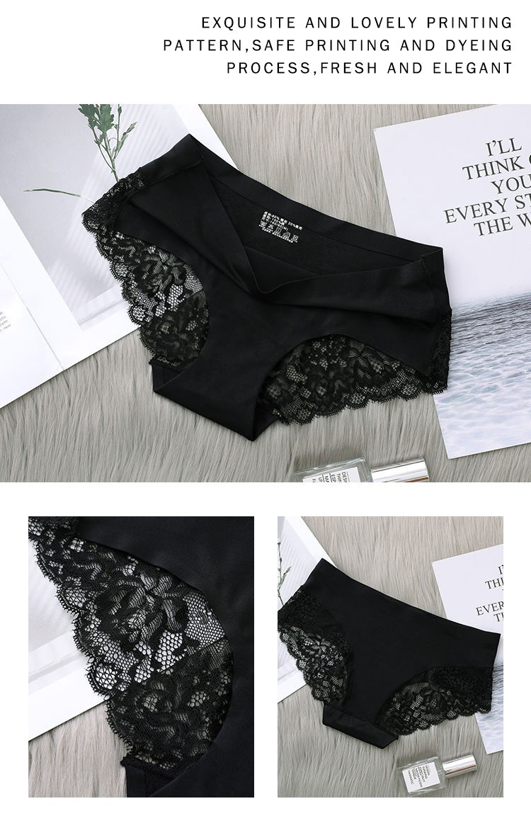 Seamless Lace Cotton Underwear