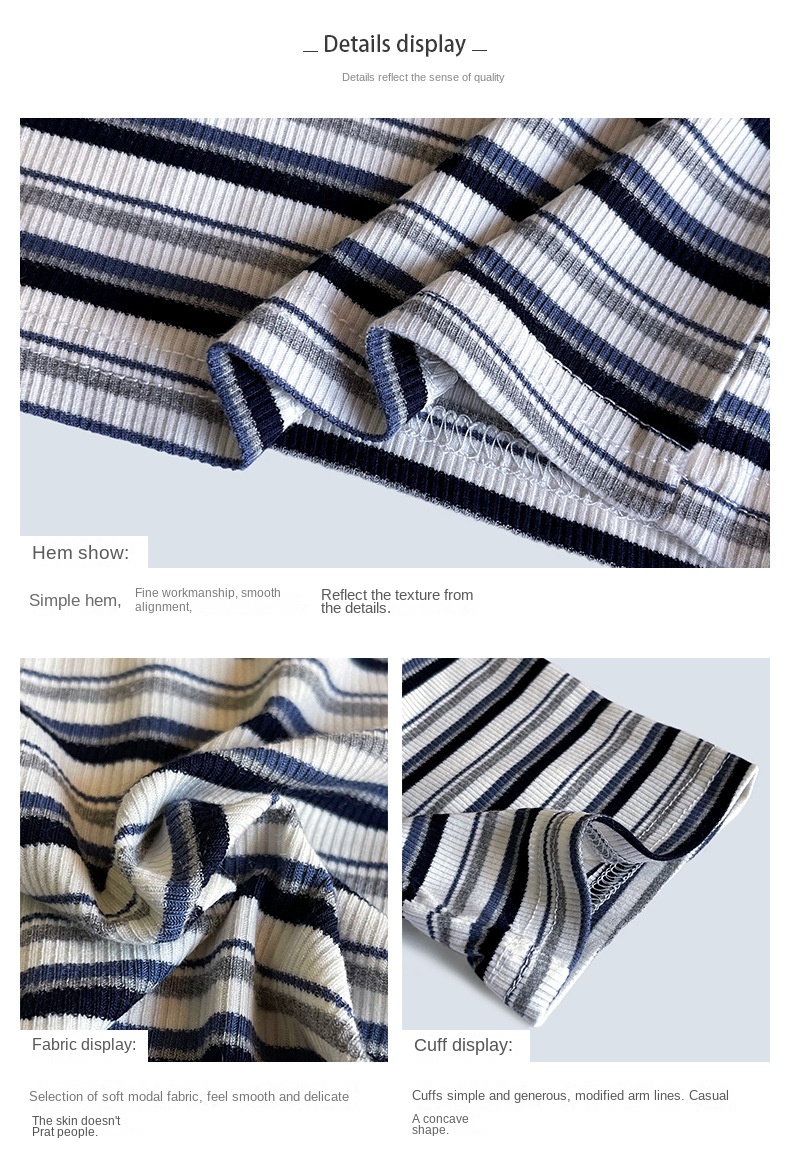 Striped Short Sleeve T-shirt