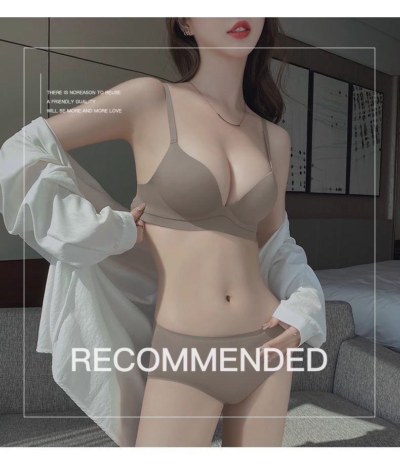 Invisible Push-Up Bra Set for Small Breasts