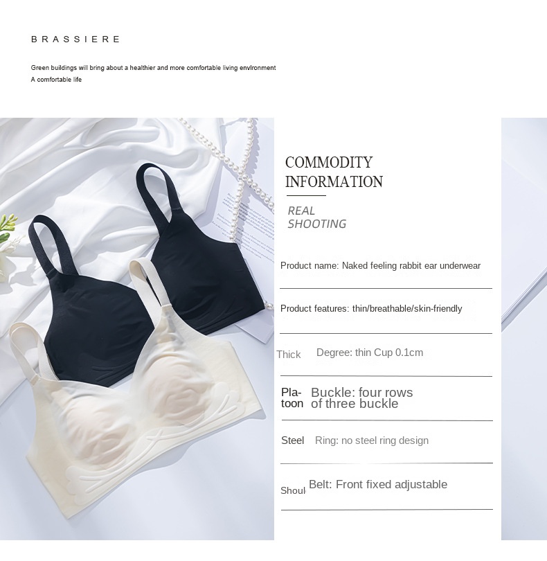 Invisible Seamless Push-Up Bra