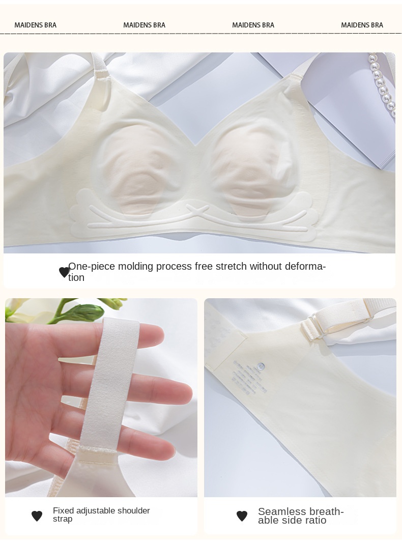 Invisible Seamless Push-Up Bra