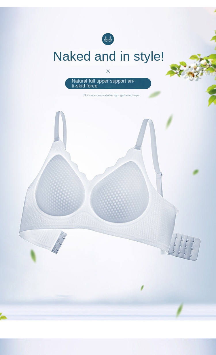 Jelly Supportive Push-up Bra with Ice Silk