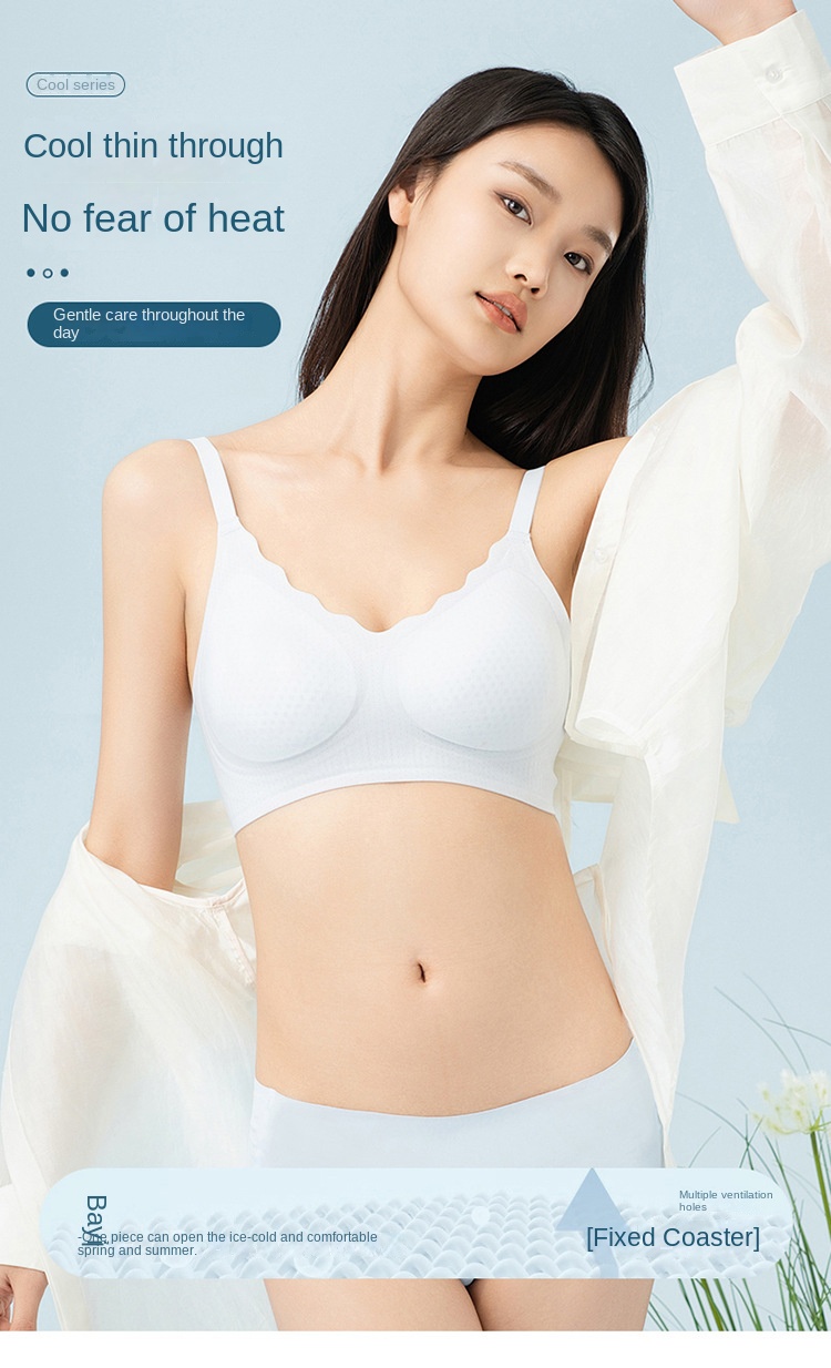 Jelly Supportive Push-up Bra with Ice Silk