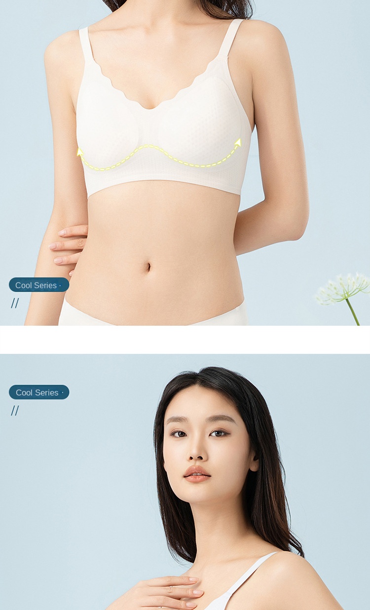 Jelly Supportive Push-up Bra with Ice Silk