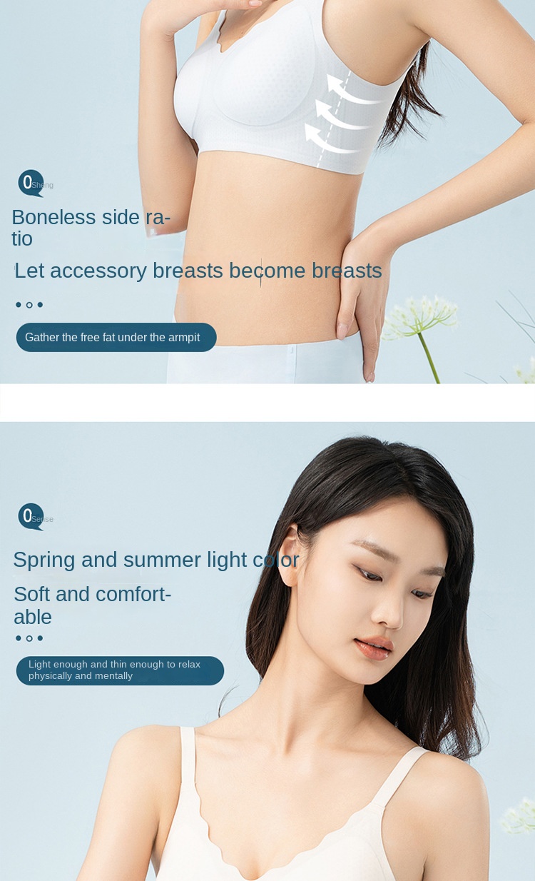 Jelly Supportive Push-up Bra with Ice Silk