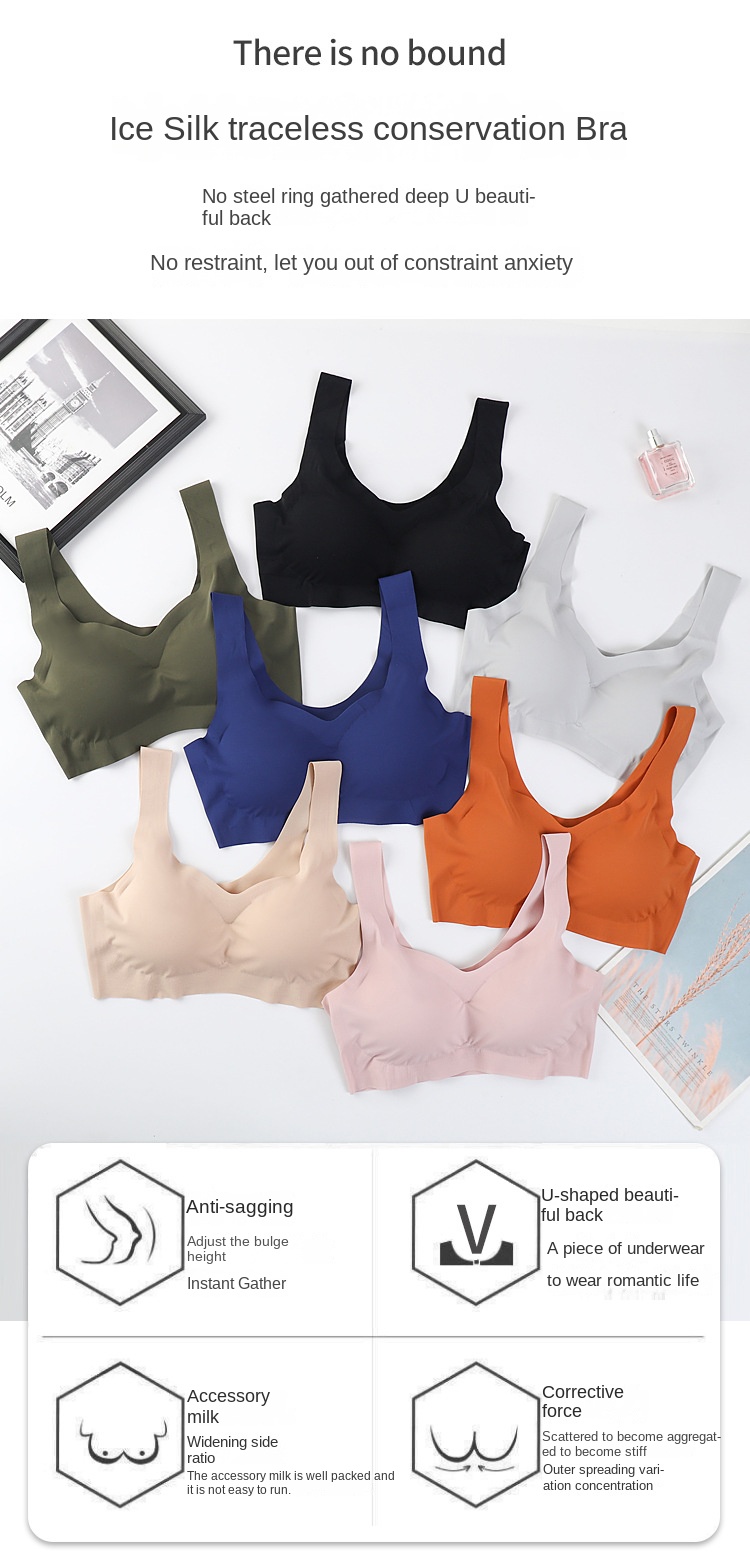 iSilk Seamless Push-Up Sports Bra