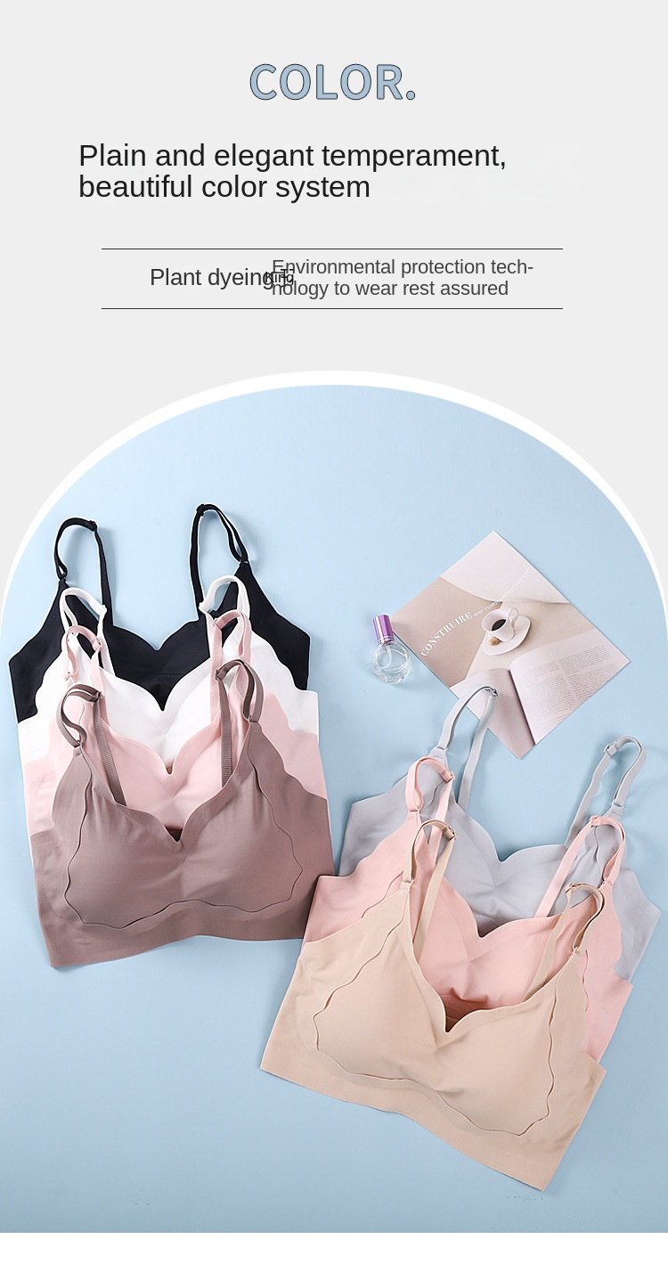 Seamless Silk Sports Bra for Large Sizes