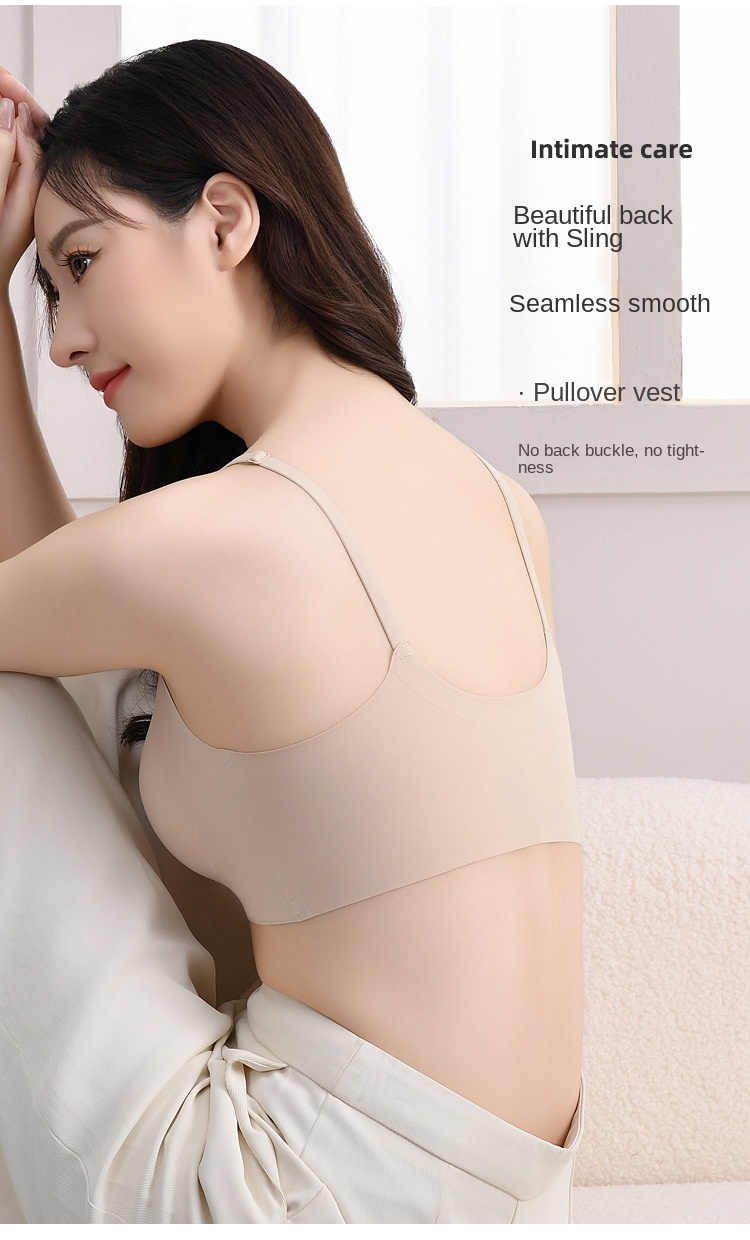 Seamless Silk Sports Bra for Large Sizes