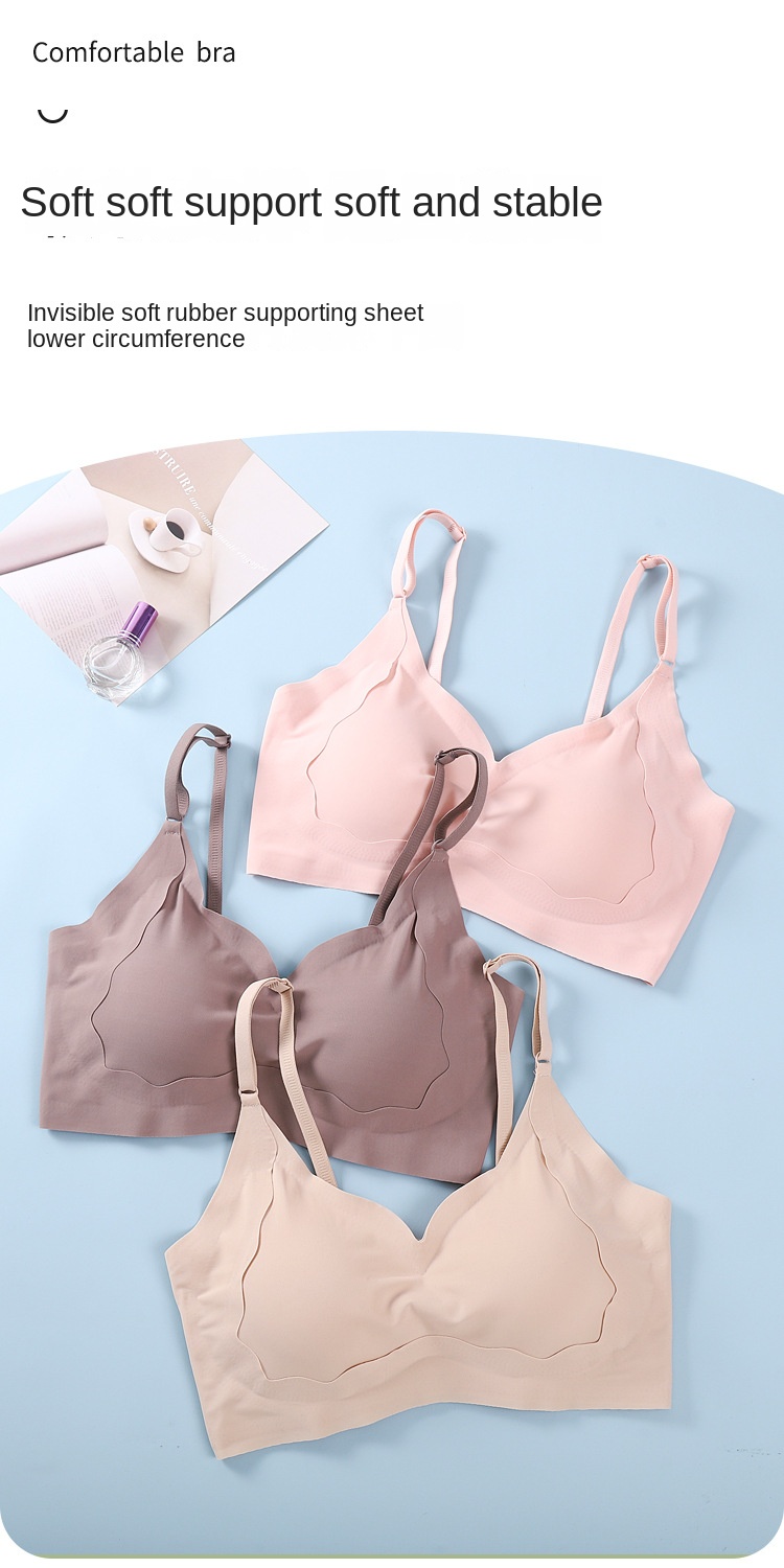 Seamless Silk Sports Bra for Large Sizes