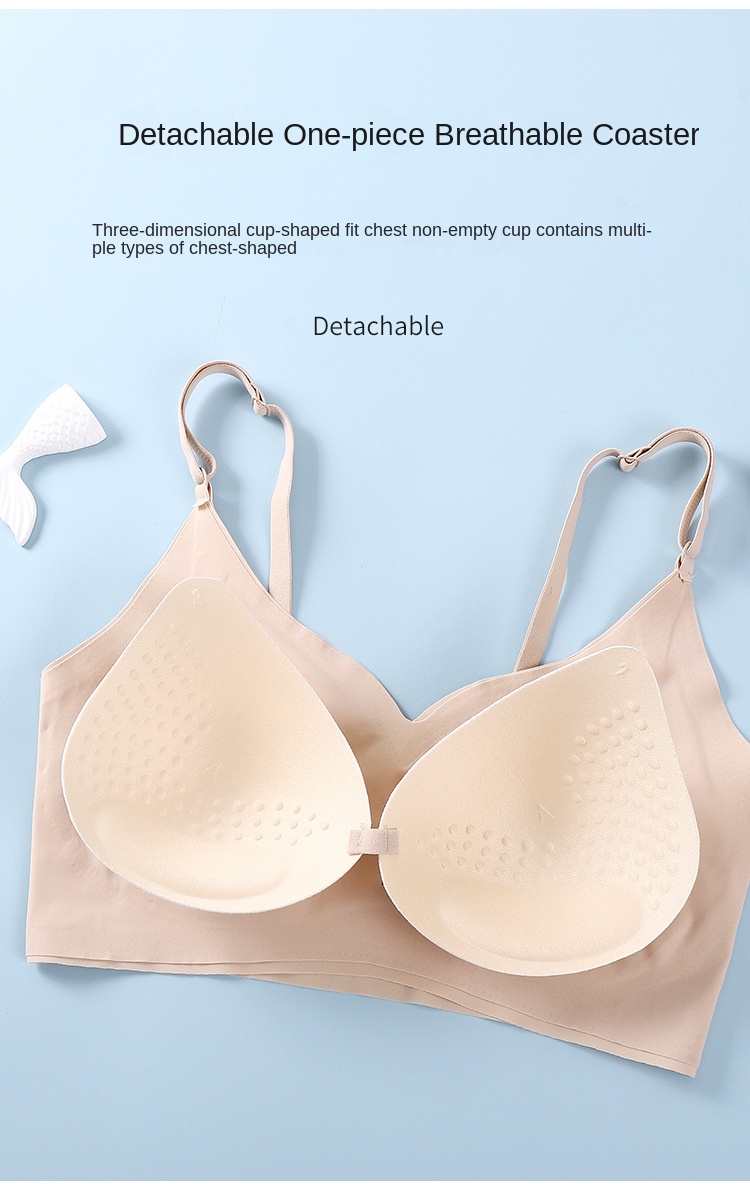 Seamless Silk Sports Bra for Large Sizes