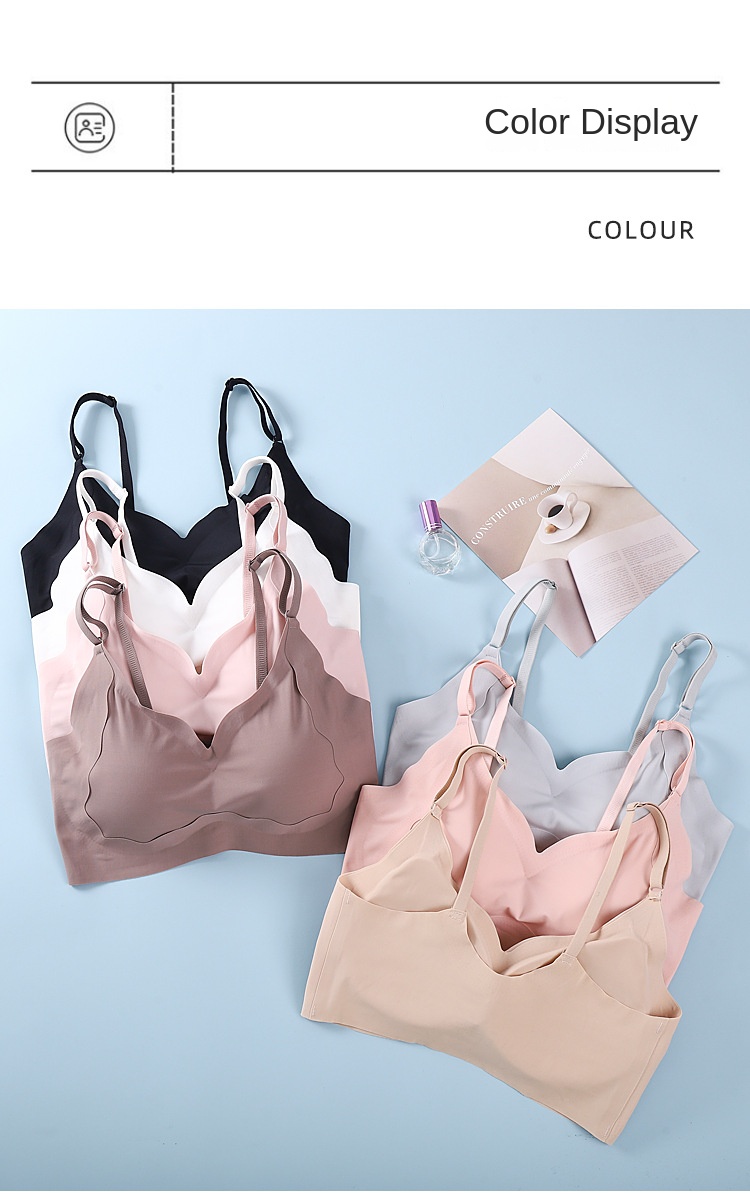 Seamless Silk Sports Bra for Large Sizes