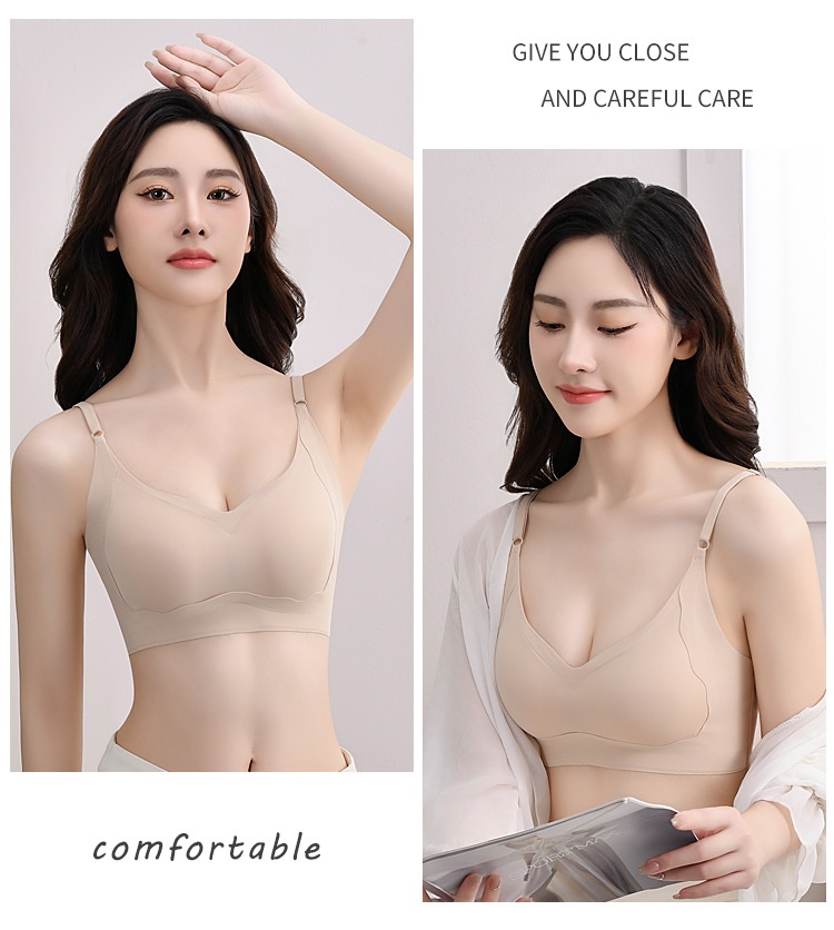 Seamless Silk Sports Bra for Large Sizes