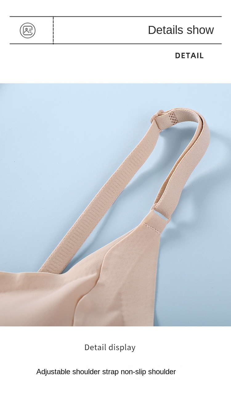 Seamless Silk Sports Bra for Large Sizes