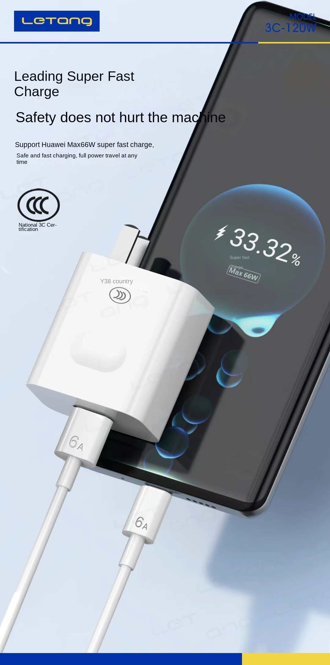 Fast Charge 120W Type-C Charger