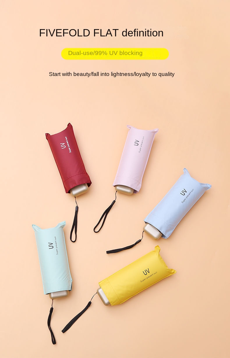 Portable UV Protection Mini Umbrella