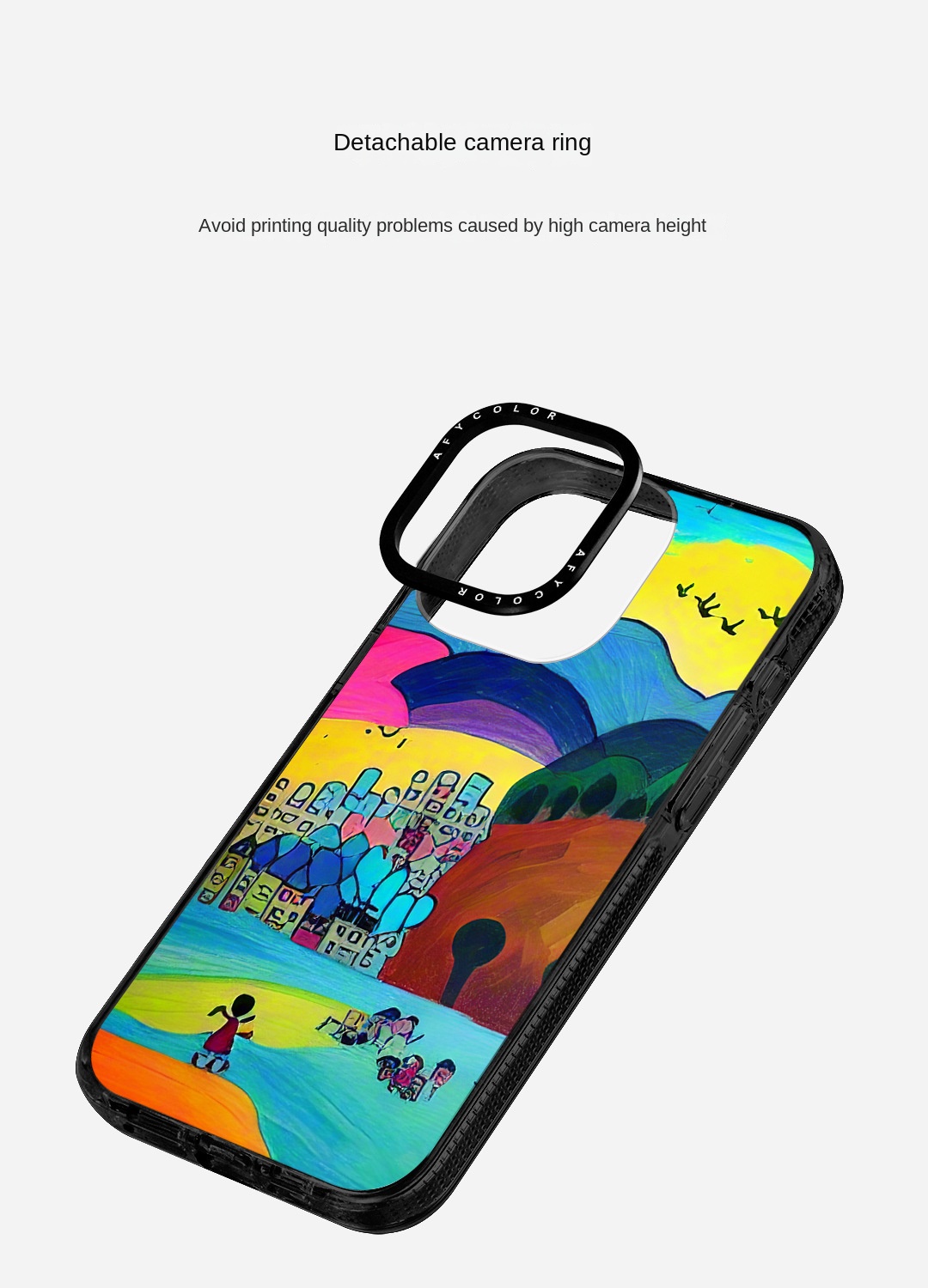 Magnetic Black iPhone Case, Compatible with iPhone 15 and 14