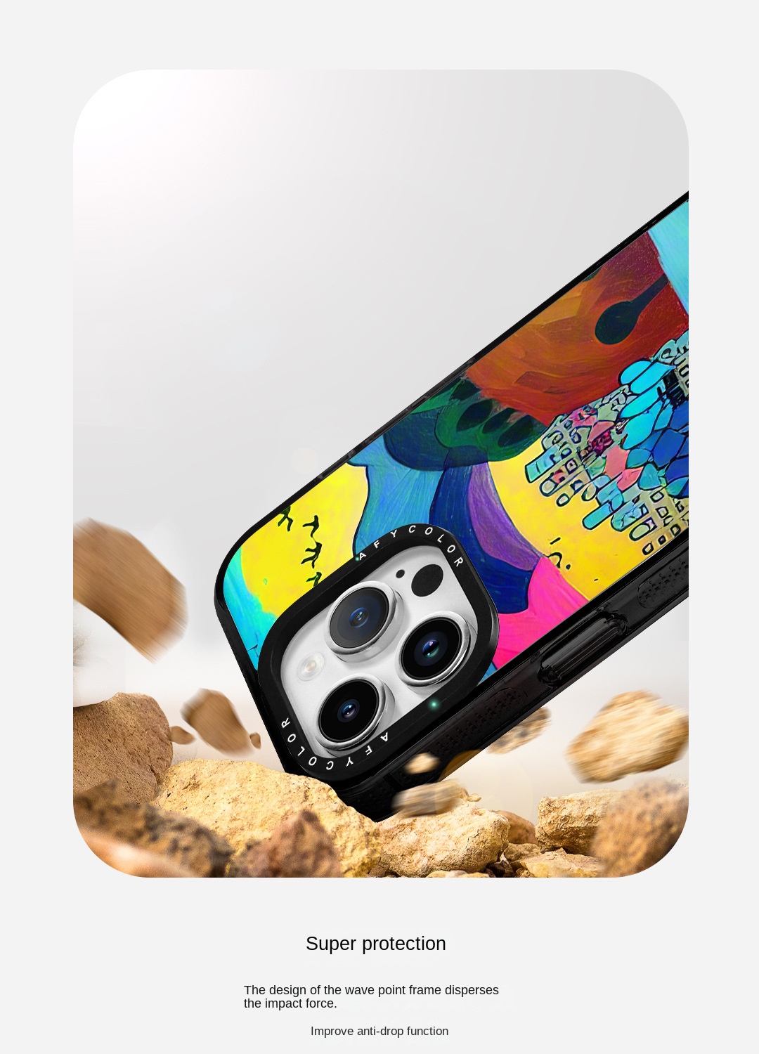 Magnetic Black iPhone Case, Compatible with iPhone 15 and 14